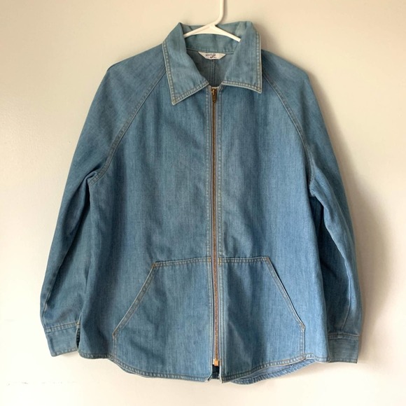 Levi's Jackets & Blazers - LEVI'S Vintage 70's Orange Tag Work Young American Cigar Denim Chambray Jacketss